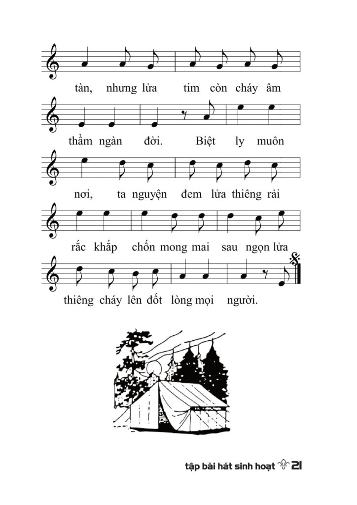 Sheet nhạc. - Mang lửa về tim